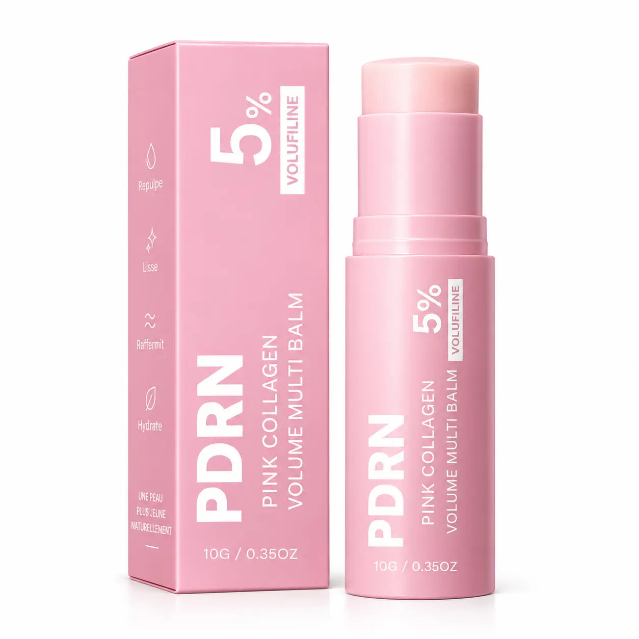 Stick PDRN Volufiline Bio-Collagène - baume anti-âge visage et corps K-Beauty
